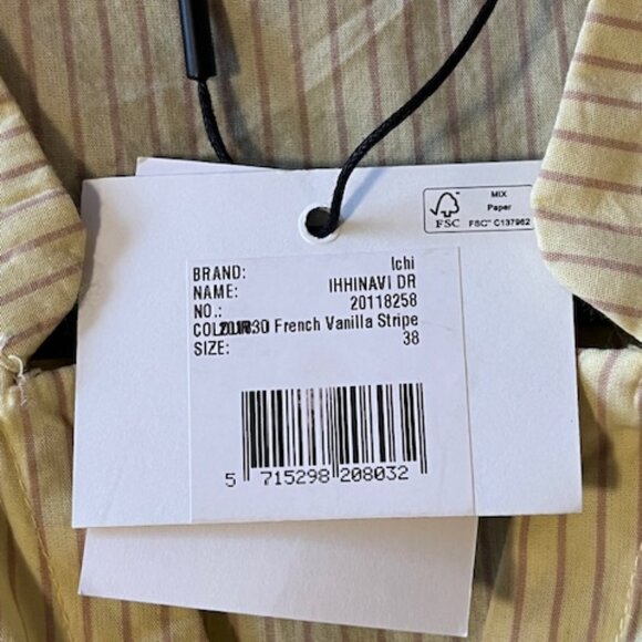 Yellow Striped Shirt Dress - Picture 6 of 6